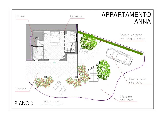 Apartamento Anna - Ampio Con Terrazza Panoramica Sul Mare *